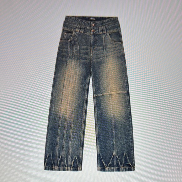 Moonlight Mansion Construction Denim -SizeXL (34L)